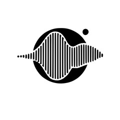 Abstract Black and White Minimalist Graphic Design: Vector Art, Geometric Shapes, and Modern Style