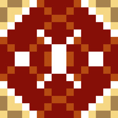 Fond pattern style Pixel art