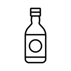liquor icon vector design template simple and clean