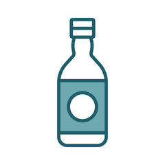 liquor icon vector design template simple and clean