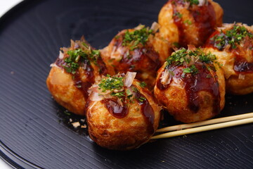 大阪名物　たこ焼き