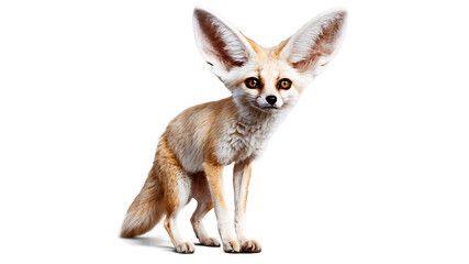 Abstract Fox with Oversized Elements Creating a Unique Animal Portrait