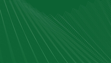 Gren line zig zag pattern background for fabric style or presentation