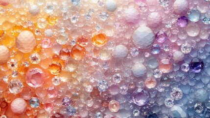 Colorful Gems and Crystals in a Vibrant Display