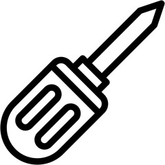 Vector Icon Awl, Construction And Tools, Sewing, Equipment, Carpentry