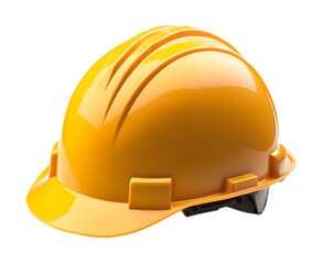 Fototapeta premium Hard hat for worksite on a transparent background. isolated background.