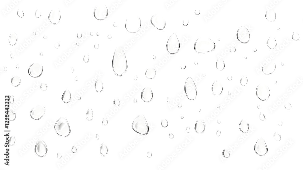 Poster captivating droplets a mesmerizing abstraction of nature s elegance showcasing the ethereal beauty o