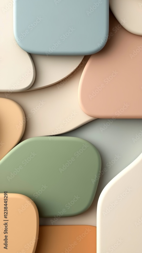 Poster vibrant abstract background design for creative projects illustrating chaos and harmony through soft