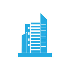 Building logo icon illustration flat