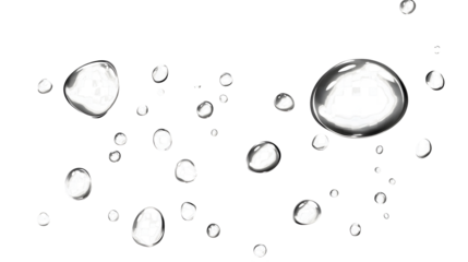 Flowing crystalline water droplets cascading and rippling over a smooth reflective surface in a tranquil minimalist visual composition  The droplets refract and shimmer creating an abstract