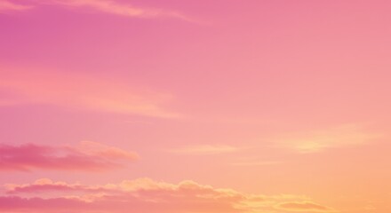 Obraz premium Dreamy gradient background of soft pink and orange tones resembling a sunrise sky with subtle textures