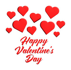 happy valentines day 3D