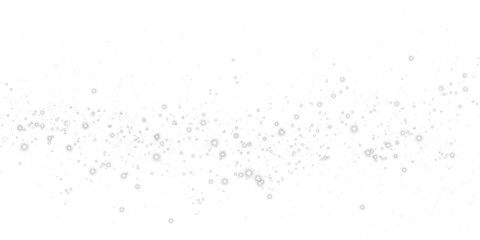 White sparks of dust and white stars shine with special light. Christmas light effect. White sparkling particles of magic dust. PNG.