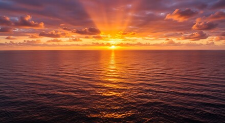 Obraz premium Stunning Ocean Sunset Landscape Photography