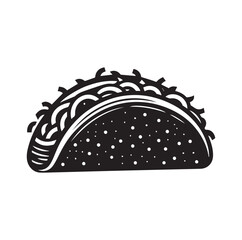 A Tacos vector silhouette SH
