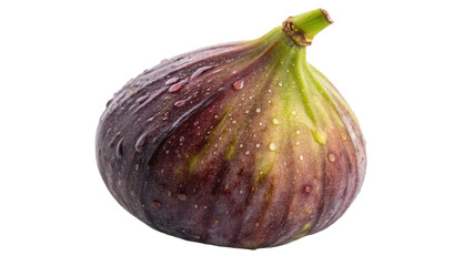 fresh figs isolated on white background