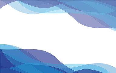 blue waves abstract background