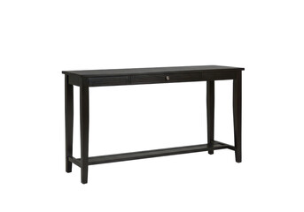 console table isolated on white background, no depth of field, sharp.