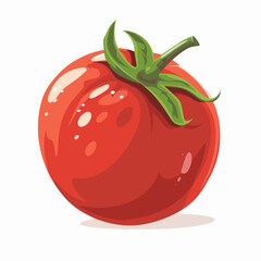 tomato isolated on white