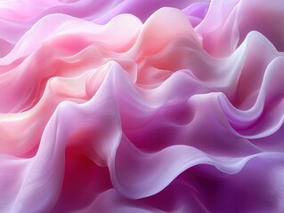 Obraz premium Abstract wavy, pink and purple cloth surface. Background. For design, texture