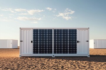 Maximize renewable energy storage outdoor solar-powered locker systems
