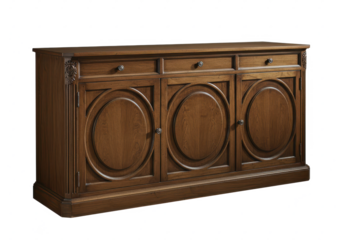 Sideboard isolated on white background, no depth of field, sharp.