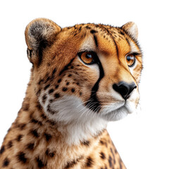 Cheetah isolated on transparent background