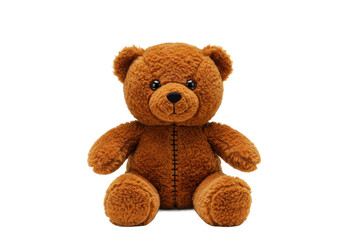 Obraz premium teddy bear isolated on white background, no depth of field, sharp.