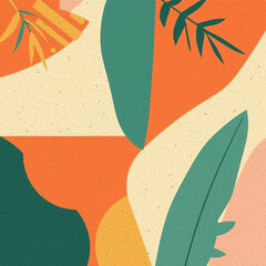 Naklejka premium Oil painting . Artistic brush strokes. Botanical illustration for printing on wall decorations.