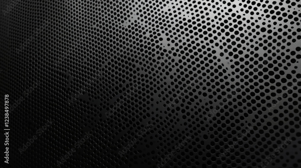 Poster minimalistic halftone texture with a monochrome gradient, perfect for overlay effects in modern desi