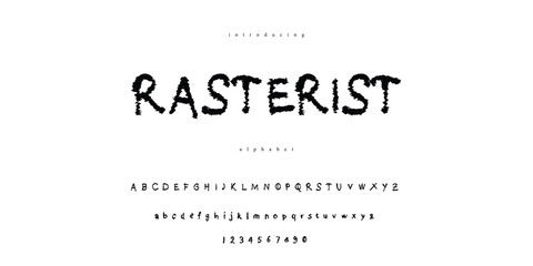 Rasterist – Raw & Rugged Font for Bold Designs