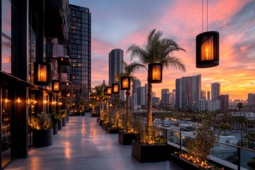 A vegan burger made with a plant-based patty, served with a side of fries and condiments