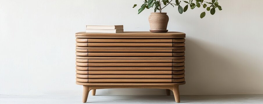 Eco-friendly vertical dresser minimalist home furniture design