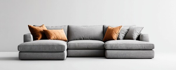Sustainable minimalist modular sofa compact and eco-friendly design