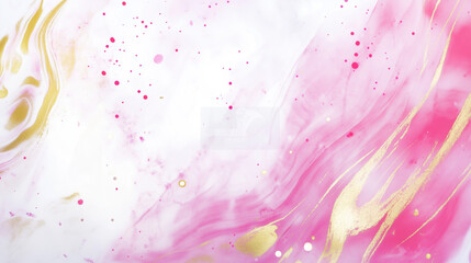 Luxurious pink and gold marble fluid abstract background for elegant invitations. Dreamy pastel texture backdrop, flat lay, wallpaper. Minimal trendy design. 