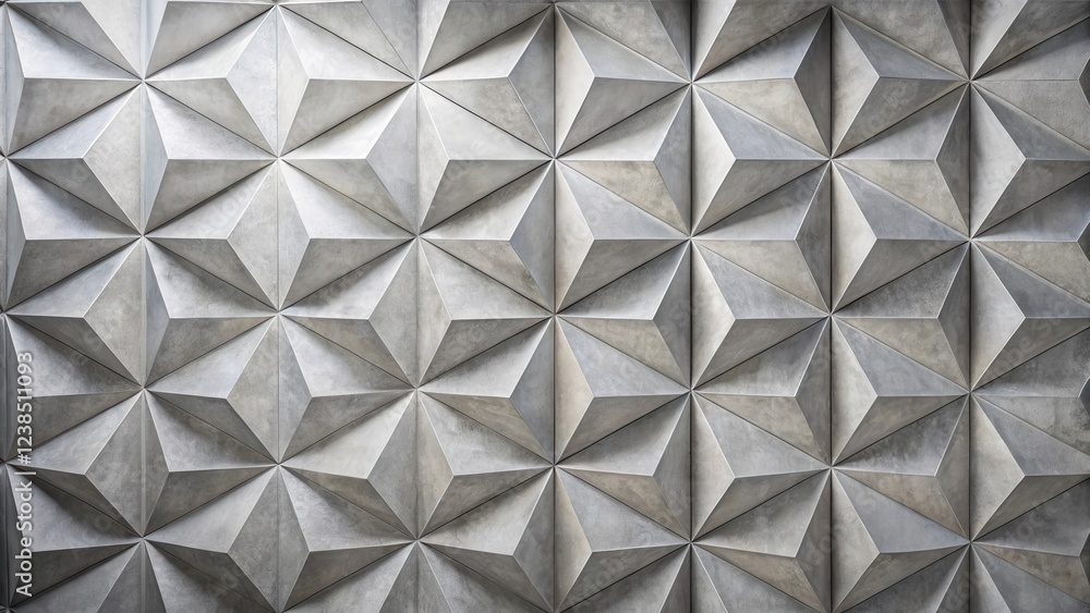 Poster abstract grey geometric wall panel texture modern architectural design element