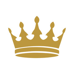 golden crown isolated