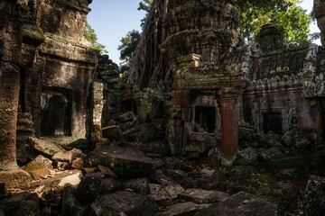 Ancient Cambodian Temple Ruins