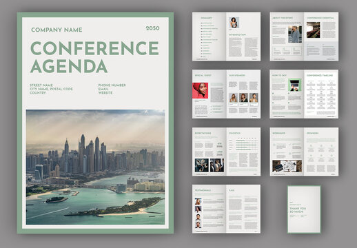 Conference Agenda Layout