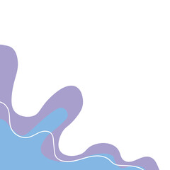 Wavy Corner with Line