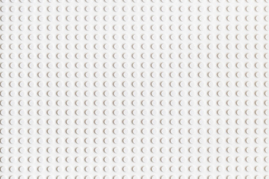 White background of the LEGO Classic baseplate