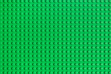 Obraz premium Green Lego plate for design purpose