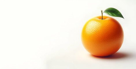 Orange Citrus Fruit Juice Vegetables Food Isolated White Background, generative ai