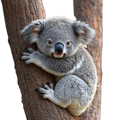 Naklejka premium Koala isolated on transparent background