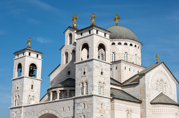 Cathedral of the Resurrection of Christ, a Serbian Orthodox Church in Podgorica, Montenegro