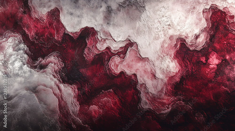 Aufkleber dramatic blend of rich liquid colors creating an abstract masterpiece in a textured design. generati