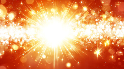 Bright abstract background with glowing light burst