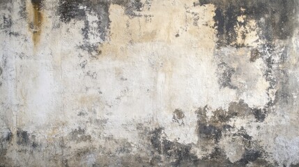 Obraz premium Grunge-Style Horizontal Background with Distressed Textured Surface in Shades of Gray and White 