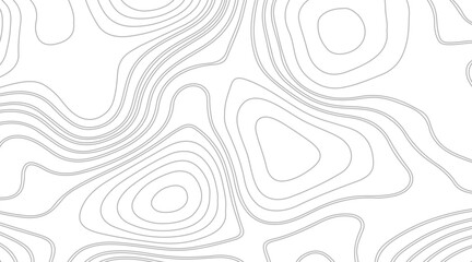 Topographic map contours in hilly or mountainous terrain, Retro topographic map. Geographic contour map. Abstract outline grid.