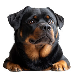 Obraz premium Rottweiler isolated on transparent background
